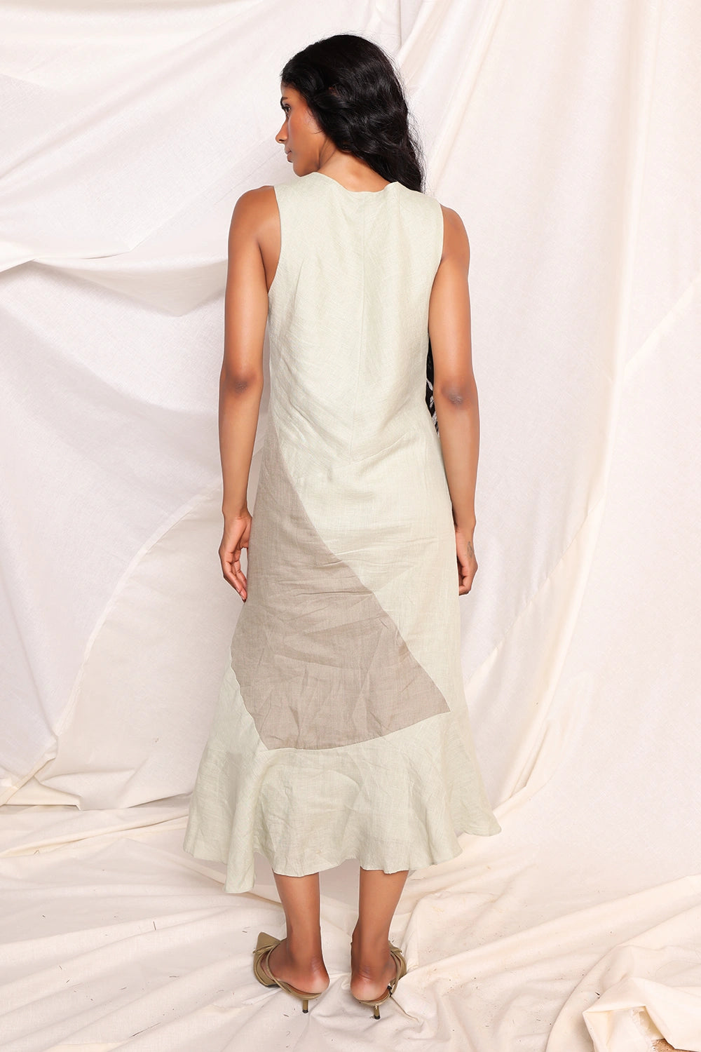 Aria Mint Green Block Dress