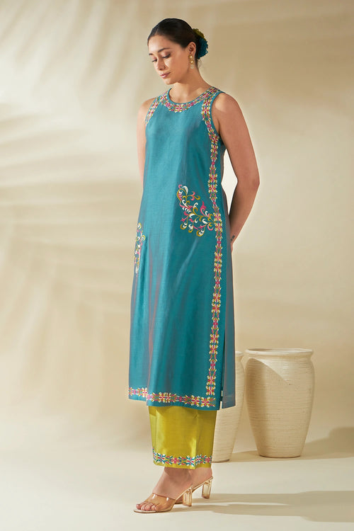 Blue Elin Kurta Set