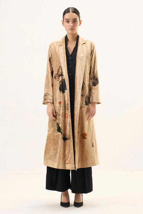 Soft Gold Trench Coat