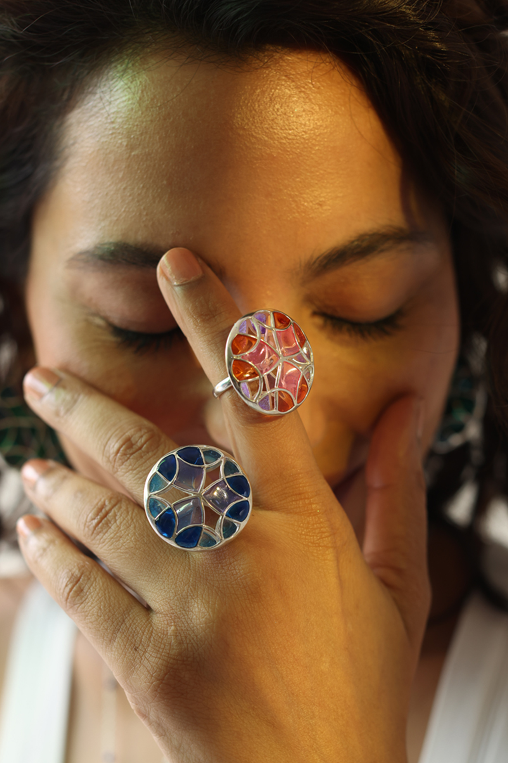 Blue Psychedelic Rings