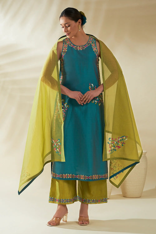 Blue Elin Kurta Set