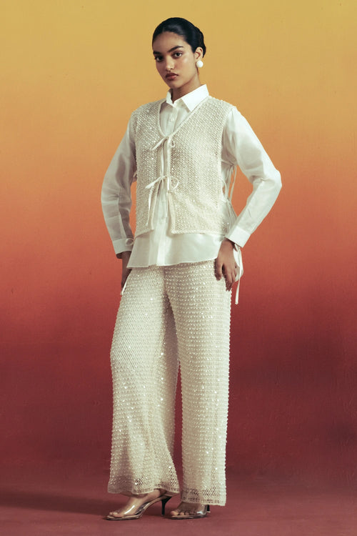 Pearl Dune Vest Set