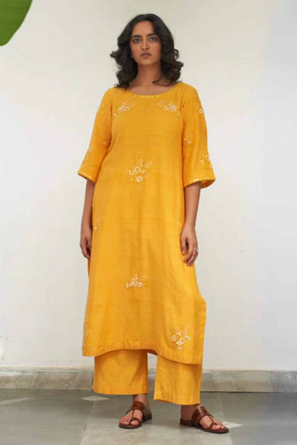 Gul Genda Yellow Kurta Set