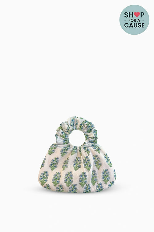 White Blue Mini Bag