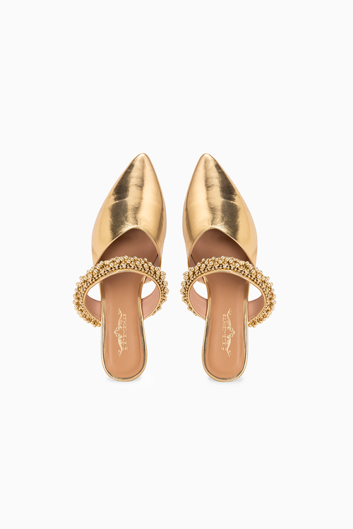 Akali Gold Heels