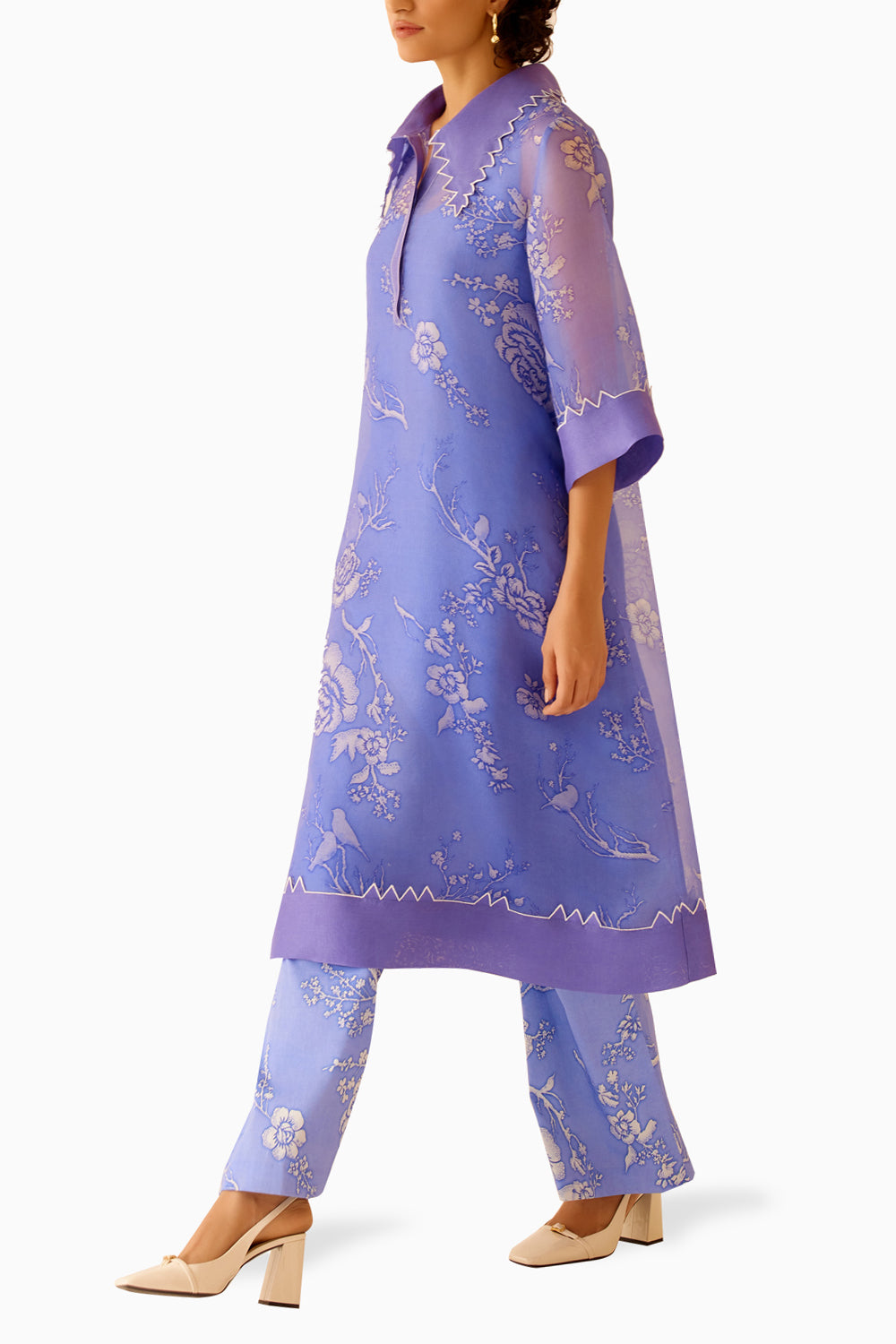 Tara Lilac Kurta Set