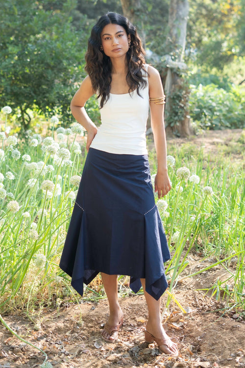 Indigo Turkey Skirt