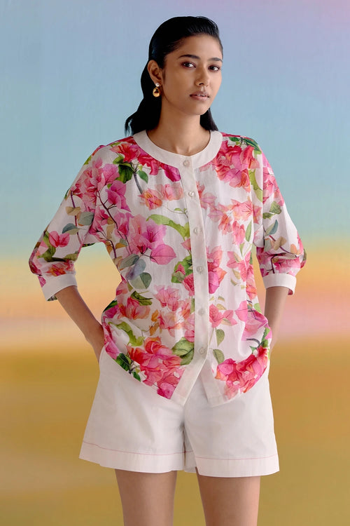 Bougainvillea Bahar Shirt