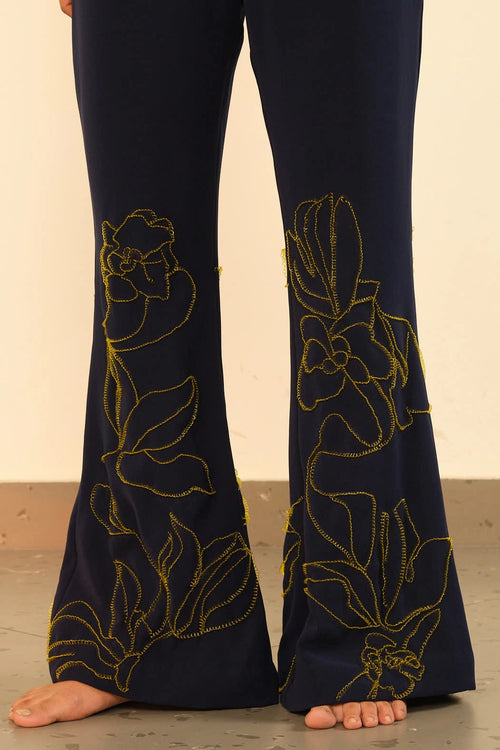 Gilded Petal Trousers