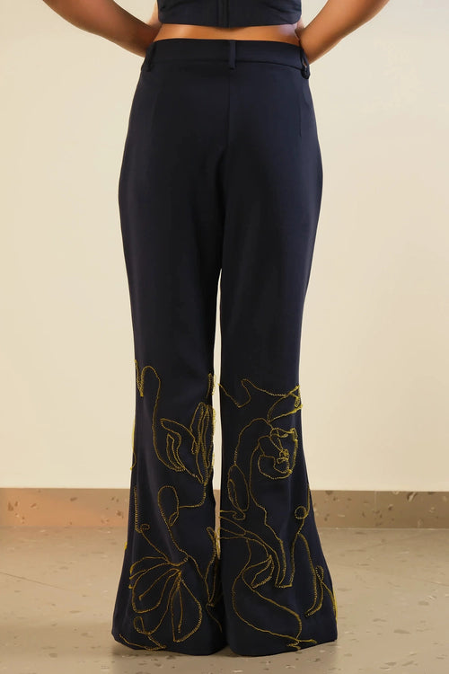 Gilded Petal Trousers