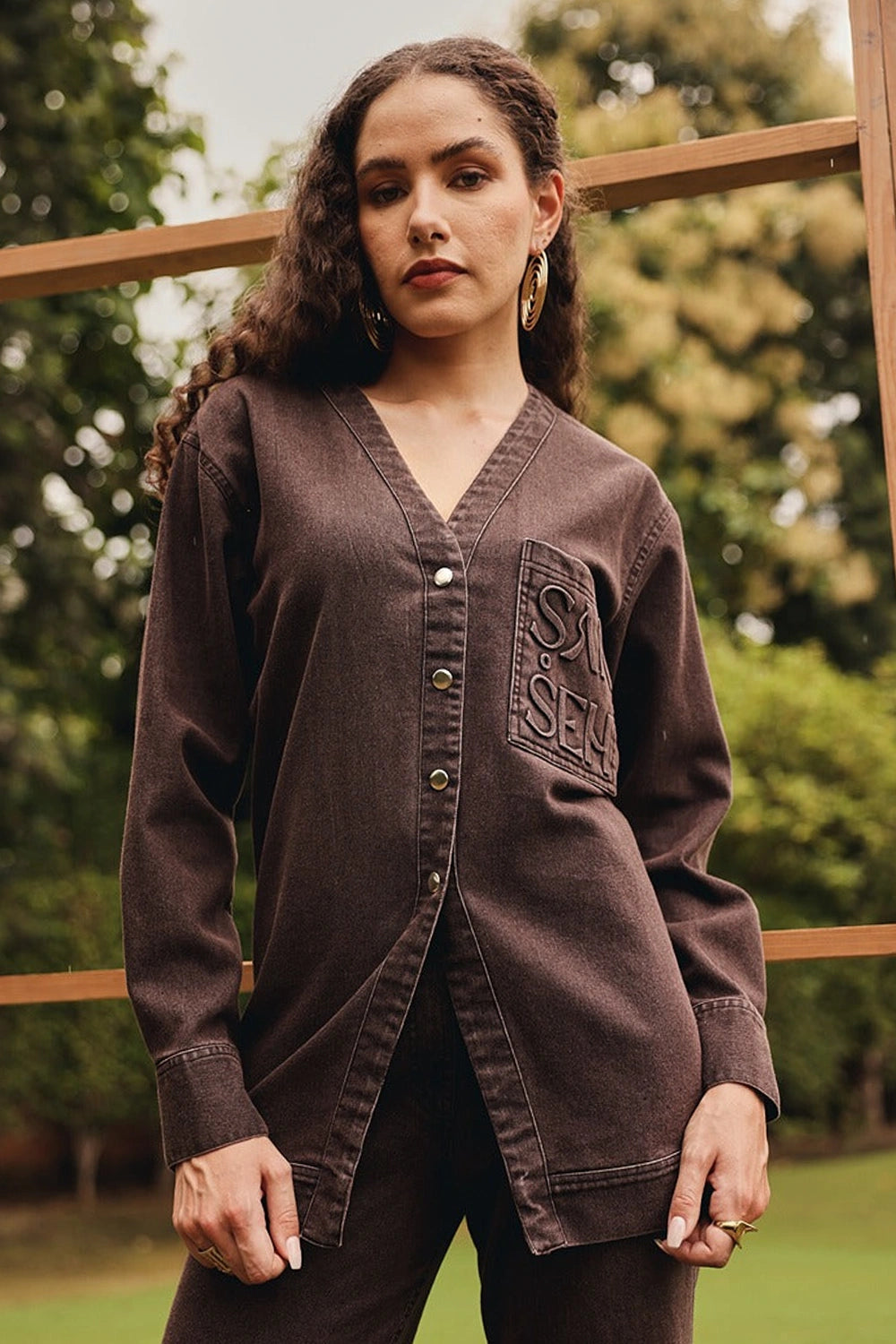 Amber Denim Shirt with Bootcut Denim