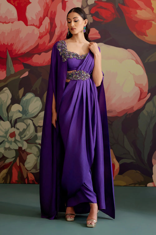 Jamini Cape Saree Set