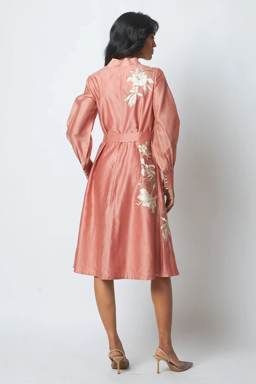 Carmen Modest Wrap Midi Dress