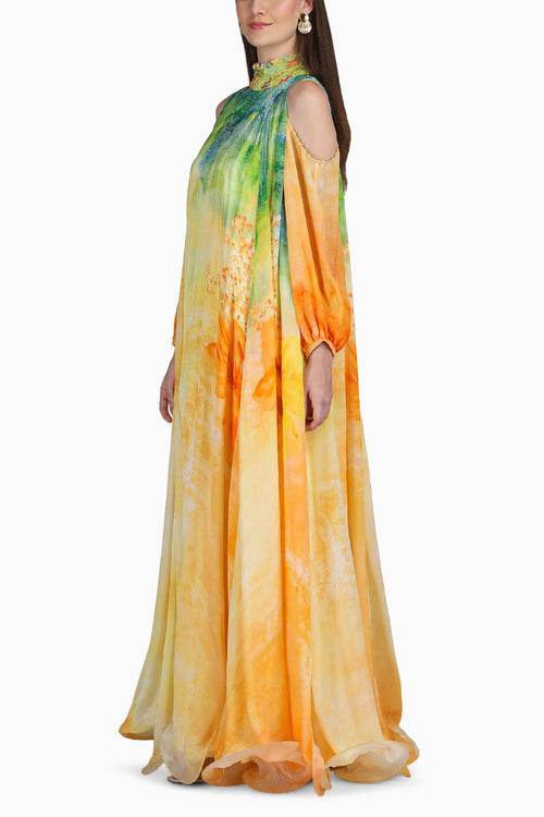 Aurora Arise Flora Printed Dress