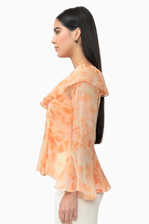 Orange Rae Top