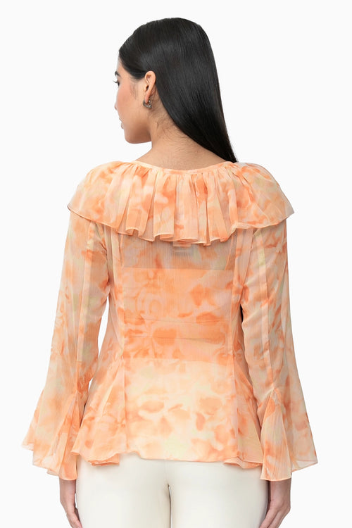Orange Rae Top
