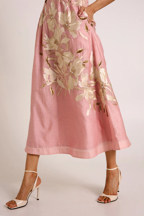Paiva Soft Bloom Midi Dress