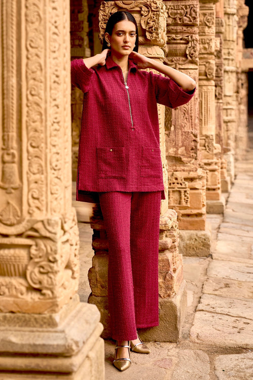 Textured Knit Set