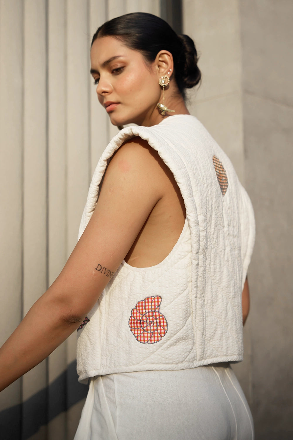 Renu Gilet White Jacket