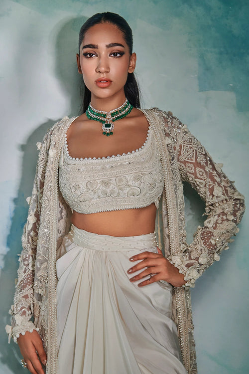 Reverie Elegance Jacket and Skirt Set