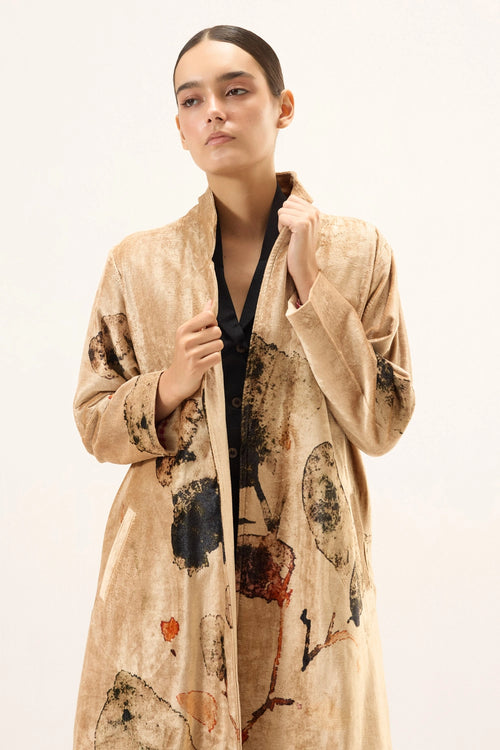 Soft Gold Trench Coat