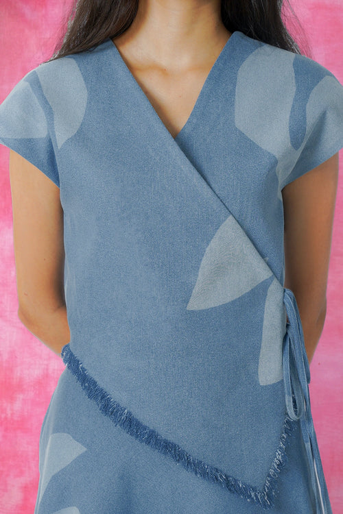 Iris Wrap Top