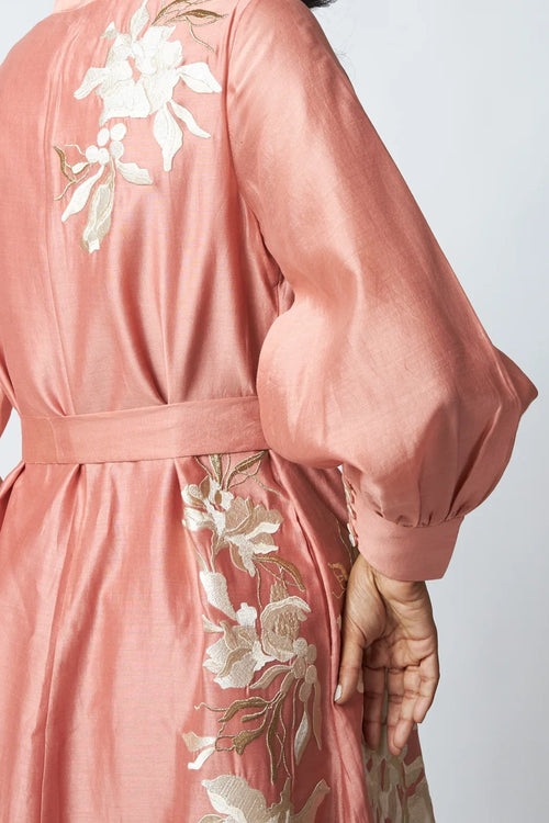 Carmen Modest Wrap Midi Dress