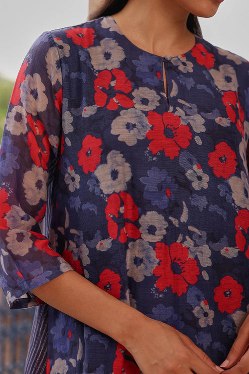 Indigo Bloom Co-ord Set