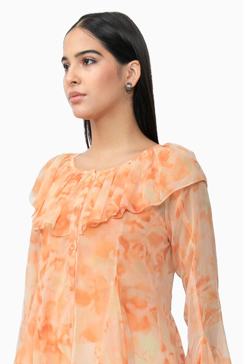 Orange Rae Top