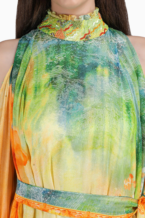 Aurora Arise Flora Printed Dress