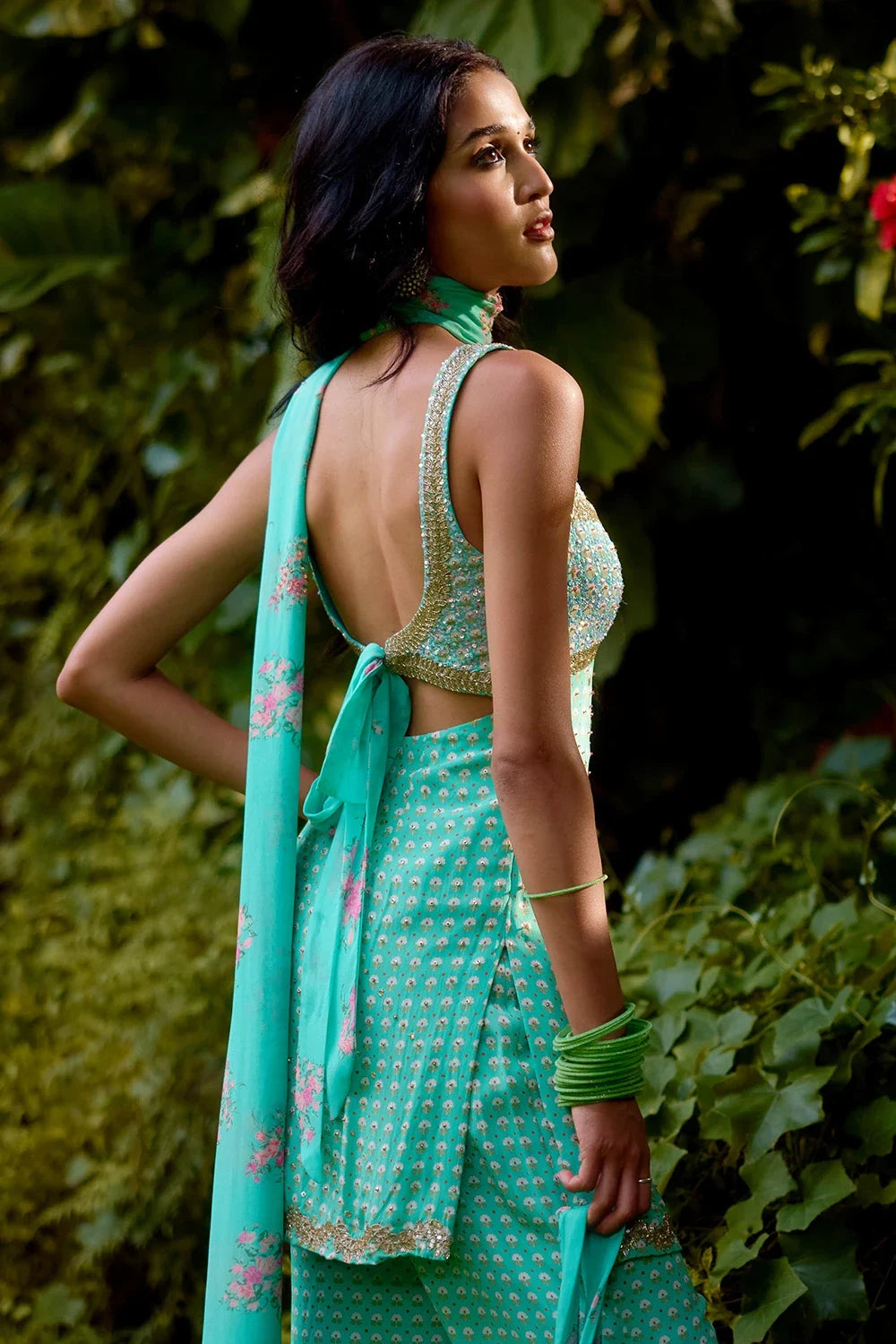 Janeman Aqua Short Kurta Set