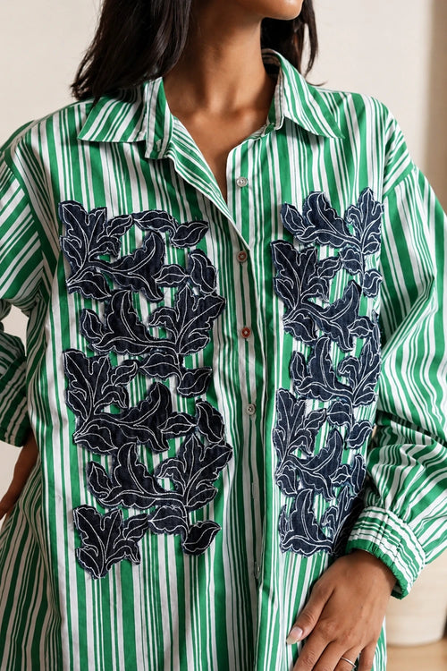 Jade Garden Shorts Set