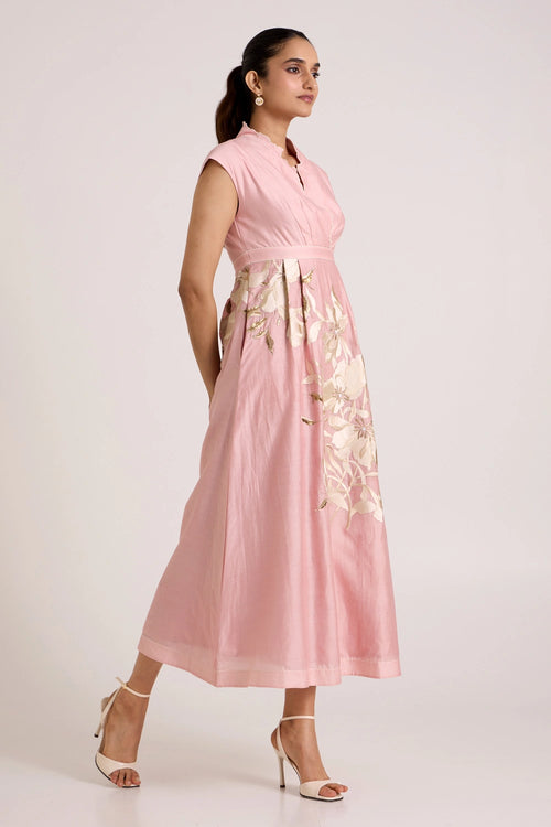 Paiva Soft Bloom Midi Dress