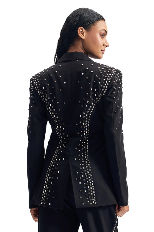 Stud-Armour Tailored Jacket