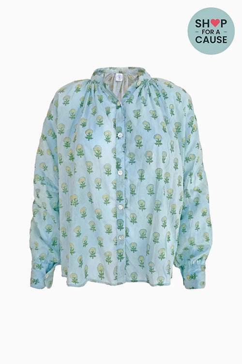 Light Blue Chameli Top