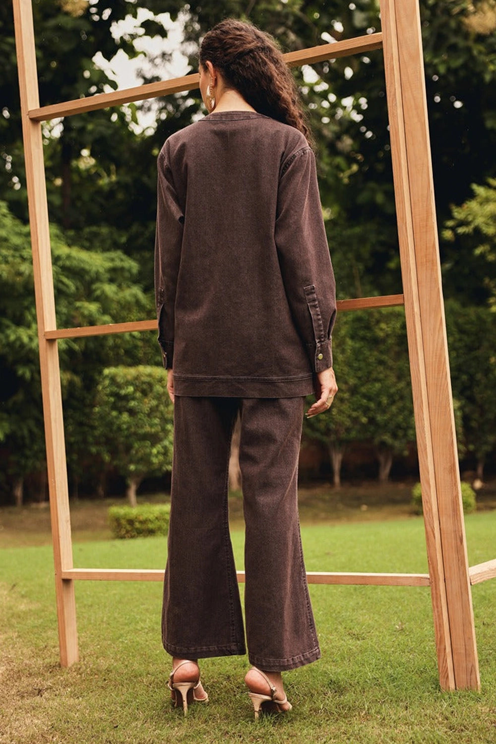 Amber Denim Shirt with Bootcut Denim