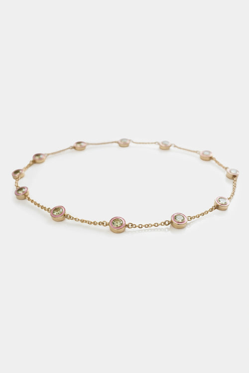 Pink Enamel Choker