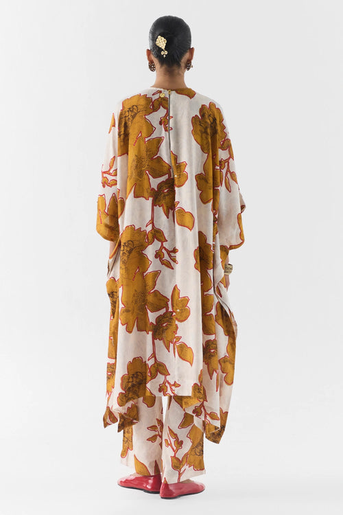 Elara Kimono Kurta And Pants Set