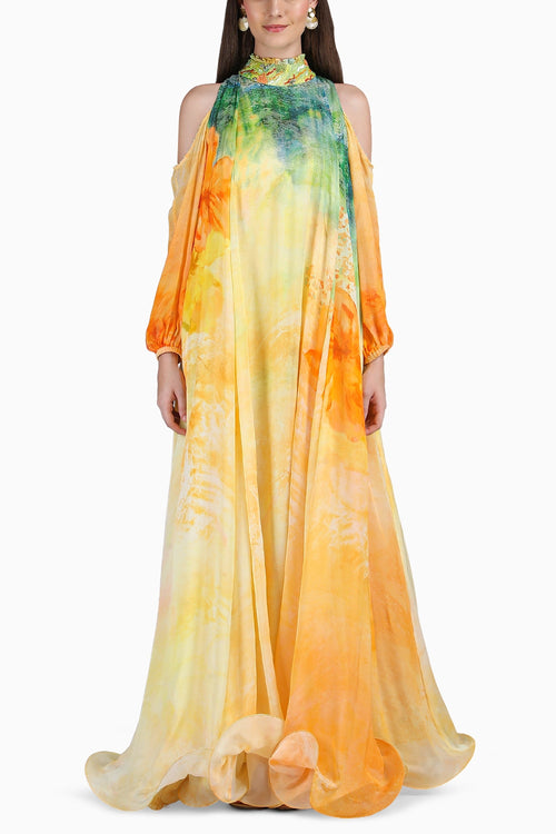 Aurora Arise Flora Printed Dress