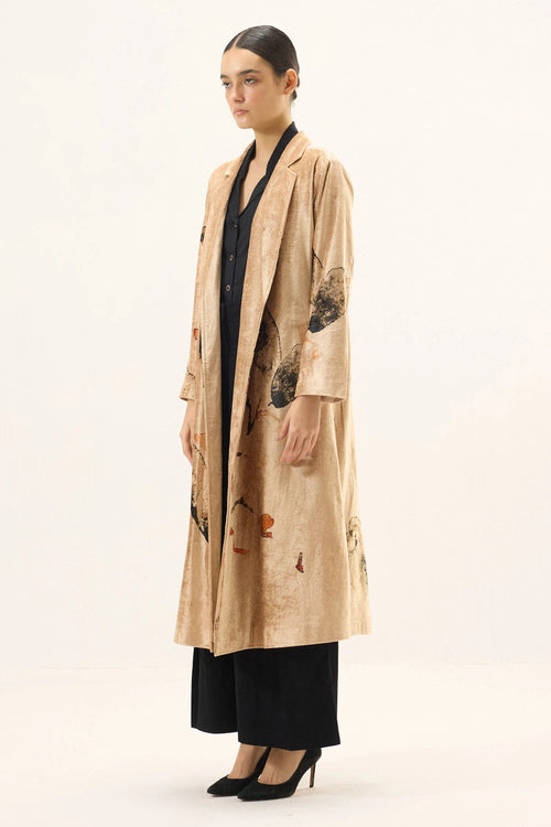 Soft Gold Trench Coat