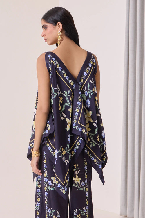 Fleur Archive Scarf Top