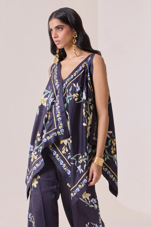 Fleur Archive Scarf Top