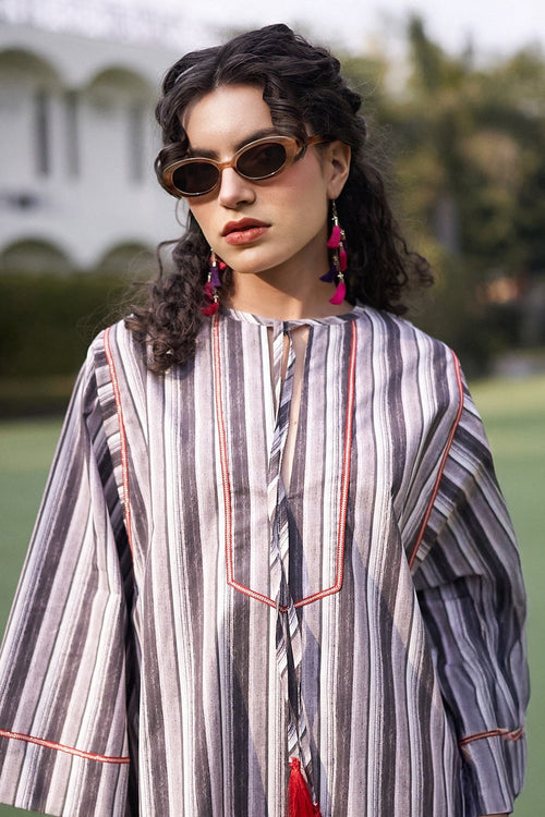 Black And White Stripe Isla Dress