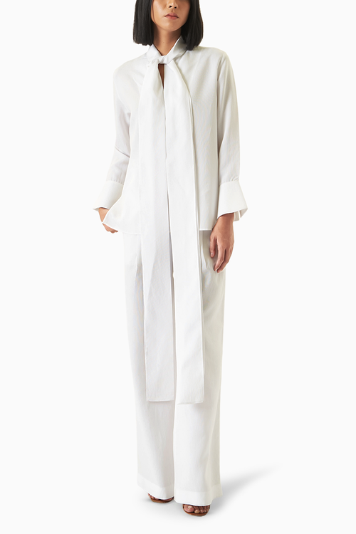 White Citron Top with Snow Pants