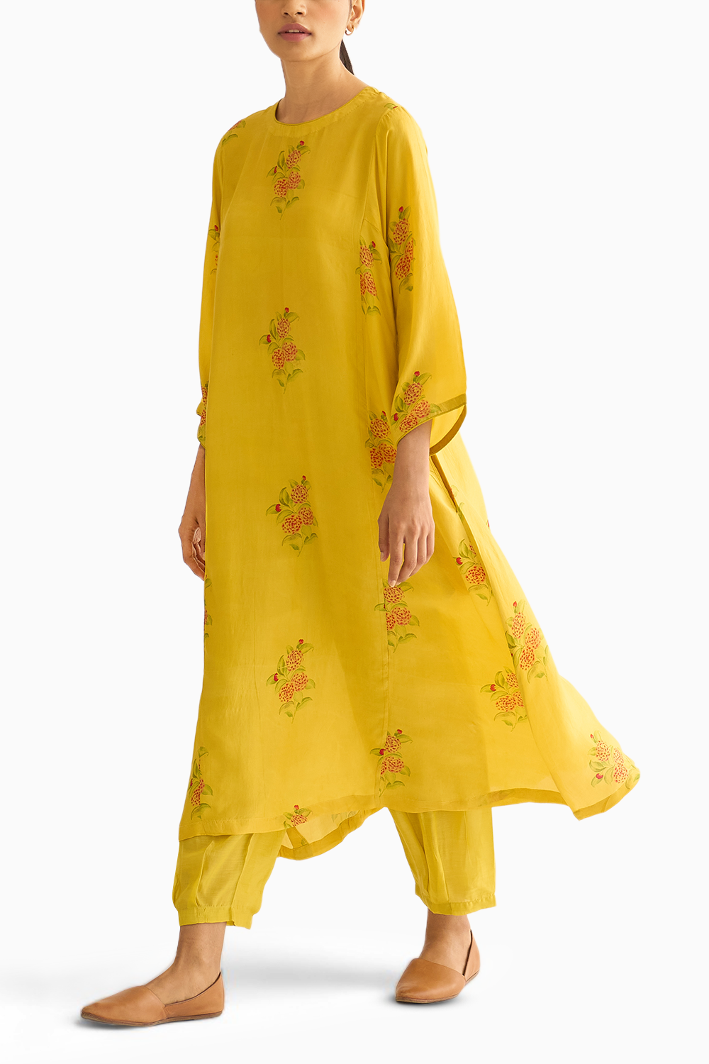 Evani Floral Print Kurta Set