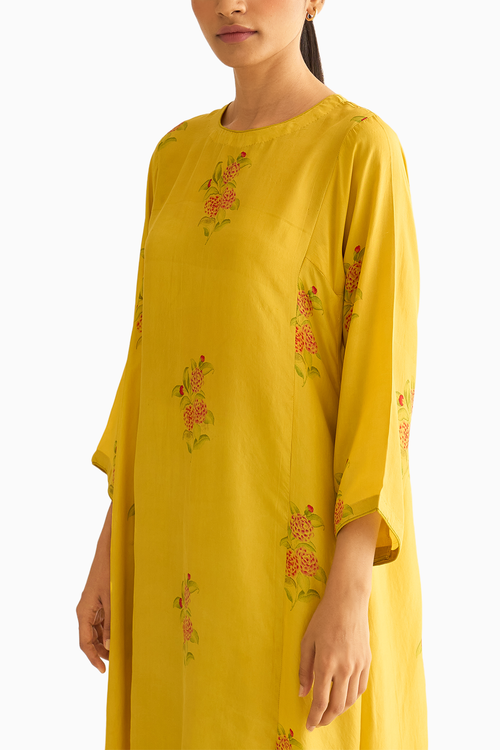 Evani Floral Print Kurta Set