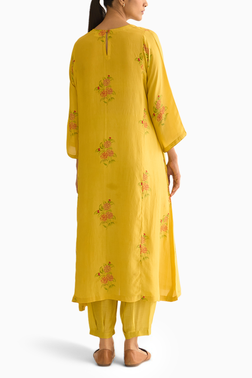 Evani Floral Print Kurta Set