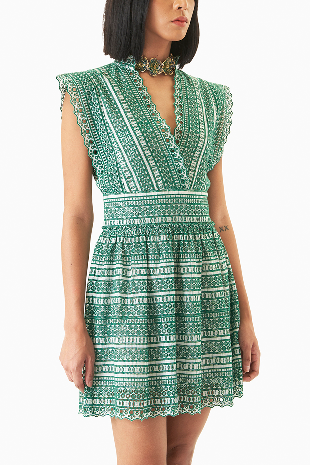 Green Celine Dress