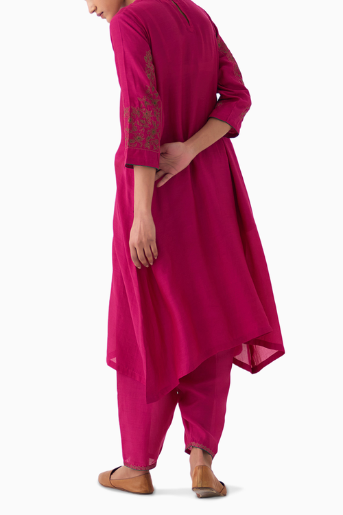 Inara Rani Pink Kurta Set