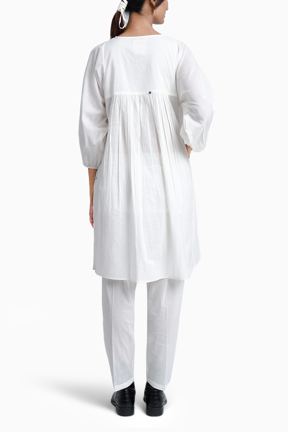 Moon White Tunic & Trousers Set